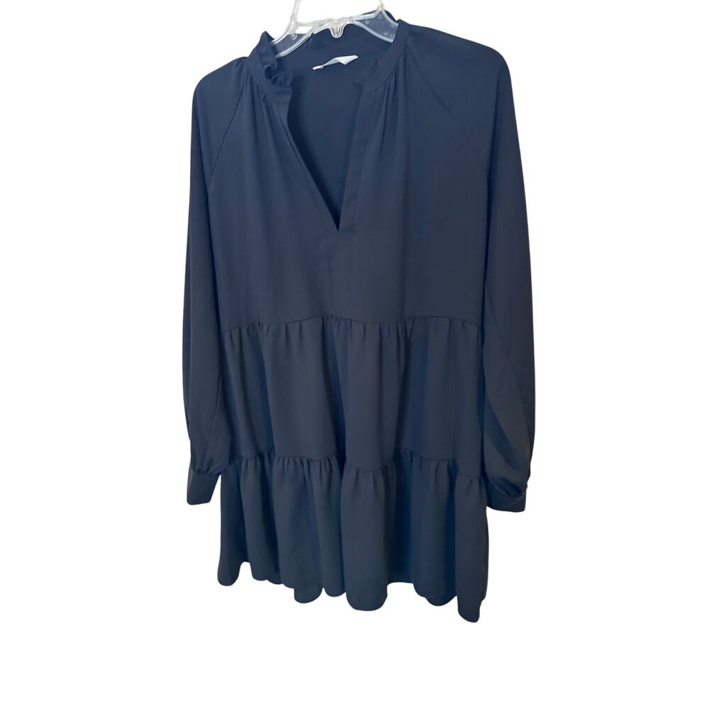 Amanda uprichard black tiered dress‎ -m